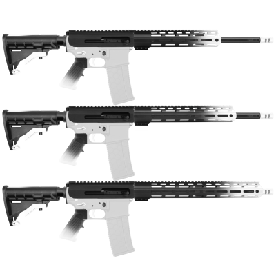AR-15 .223/5.56 16'' BARREL W/ HANDGUARD SIZE OPTION | ''WHI GRA SIDE CHARGING EDITION'' CARBINE KIT
