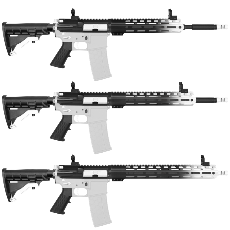 AR-15 .223/5.56 16" BARREL W/ HANDGUARD SIZE OPTION | ''WHI GRA'' CARBINE KIT