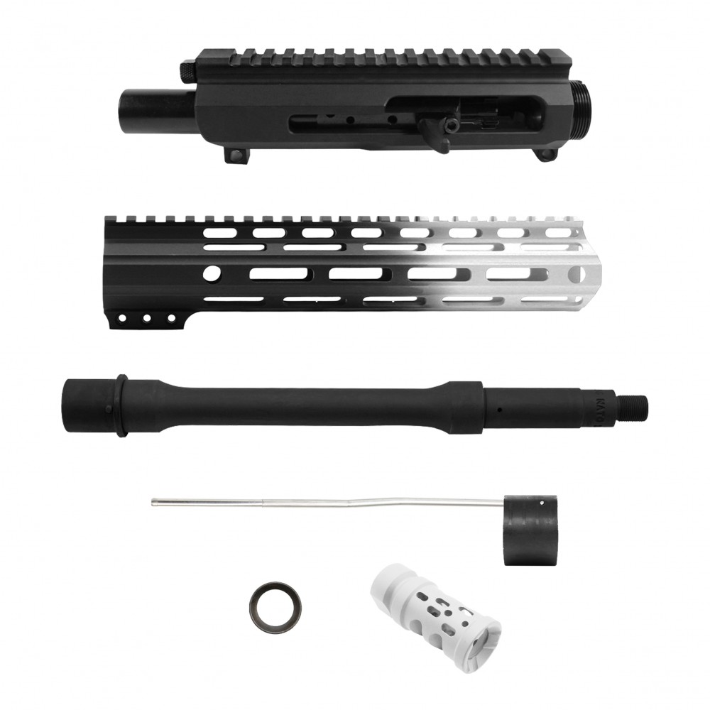 AR-15 .223/5.56 10.5'' BARREL W/ 10'' HANDGUARD | ''WHI GRA-10 SIDE CHARGING EDITION'' PISTOL KIT