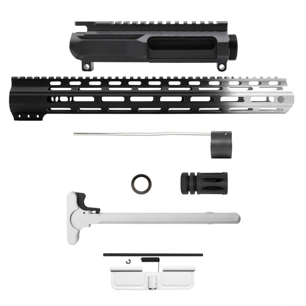 AR-15 .223/5.56 16" BARREL W/ AR-15 ANGLE CUT CLAMP ON M-LOK HANDGUARD | ''WHI GRA-15'' CARBINE KIT