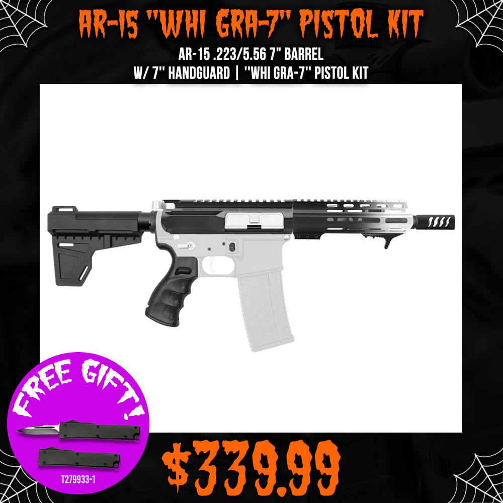 AR-15 .223/5.56 7" BARREL W/ 7'' HANDGUARD | ''WHI GRA-7'' PISTOL KIT AR-15 .223/5.56 7" BARREL W/ 7'' HANDGUARD | ''WHI GRA-7'' PISTOL KIT