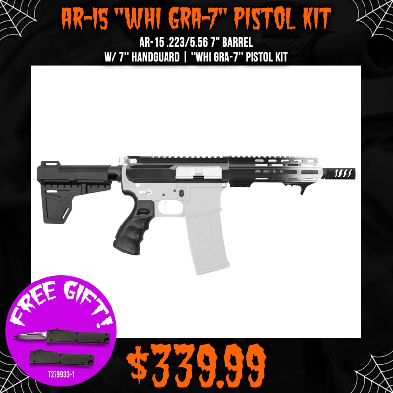 AR-15 .223/5.56 7" BARREL W/ 7'' HANDGUARD | ''WHI GRA-7'' PISTOL KIT AR-15 .223/5.56 7" BARREL W/ 7'' HANDGUARD | ''WHI GRA-7'' PISTOL KIT