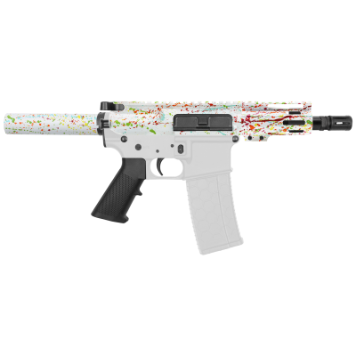 AR-15 .223/5.56 5" Barrel  W/ 4'' Handguard | ''WHI SPLATTER -4 MARK II'' Pistol Kit