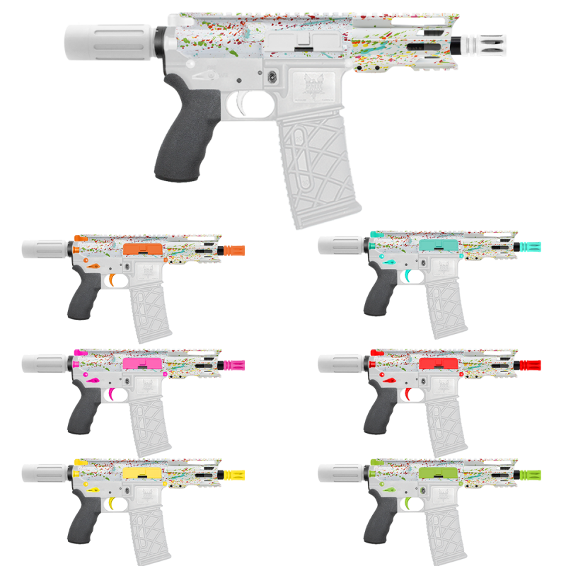 AR-15 .223/5.56 5" Barrel W/ 4'' Handguard | ''WHI SPLATTER -4'' Pistol Kit AR-15 .223/5.56 5" Barrel W/ 4'' Handguard | ''WHI SPLATTER -4'' Pistol Kit