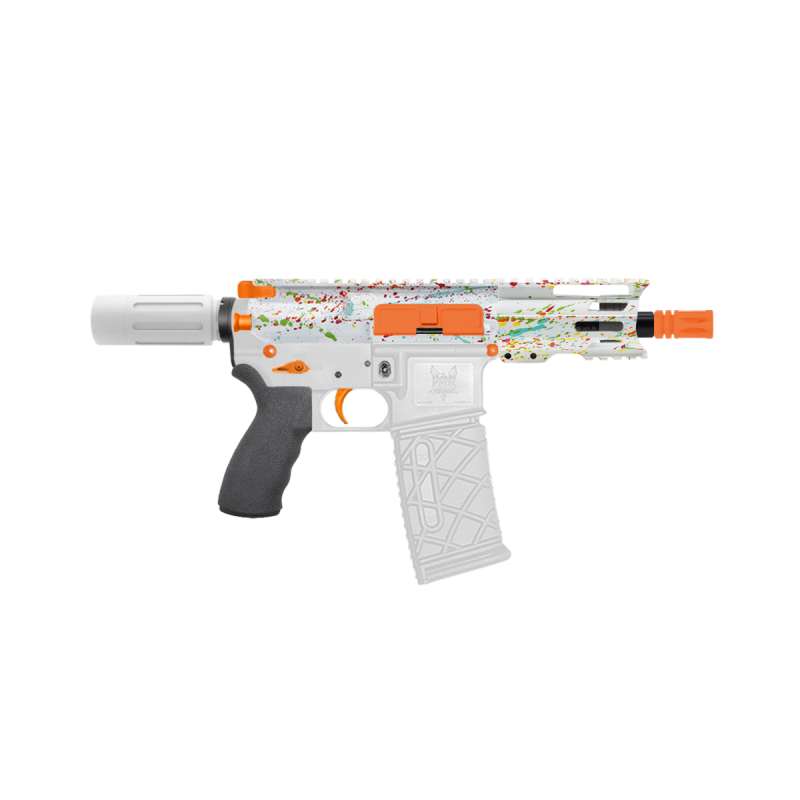 AR-15 .223/5.56 5" Barrel W/ 4'' Handguard | ''WHI SPLATTER -4'' Pistol Kit AR-15 .223/5.56 5" Barrel W/ 4'' Handguard | ''WHI SPLATTER -4'' Pistol Kit