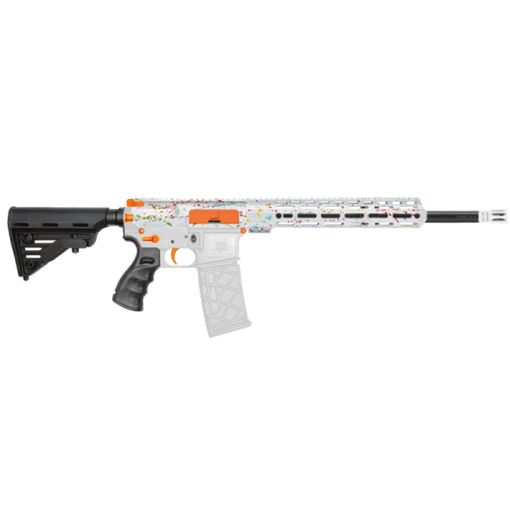 AR-15 .223/5.56 16" Barrel W/ 12'' Handguard | ''WHI SPLATTER MARK II'' Carbine Kit