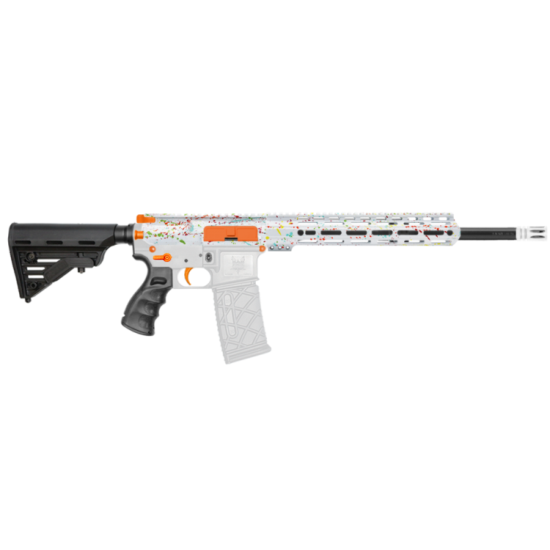 AR-15 .223/5.56 16" Barrel W/ 12'' Handguard | ''WHI SPLATTER MARK II'' Carbine Kit