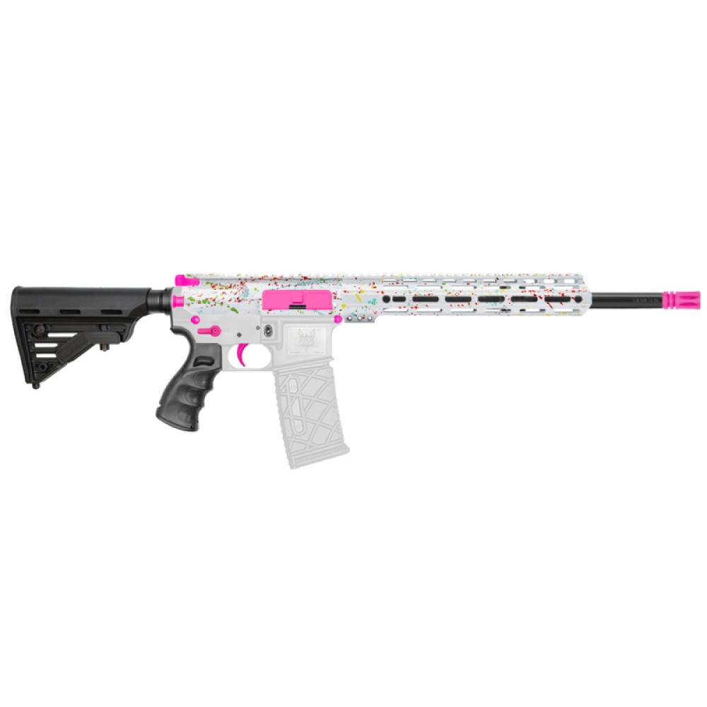 AR-15 .223/5.56 16" Barrel W/ 12'' Handguard | ''WHI SPLATTER MARK II'' Carbine Kit