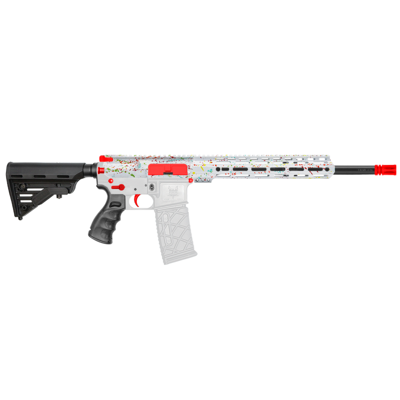 AR-15 .223/5.56 16" Barrel W/ 12'' Handguard | ''WHI SPLATTER MARK II'' Carbine Kit