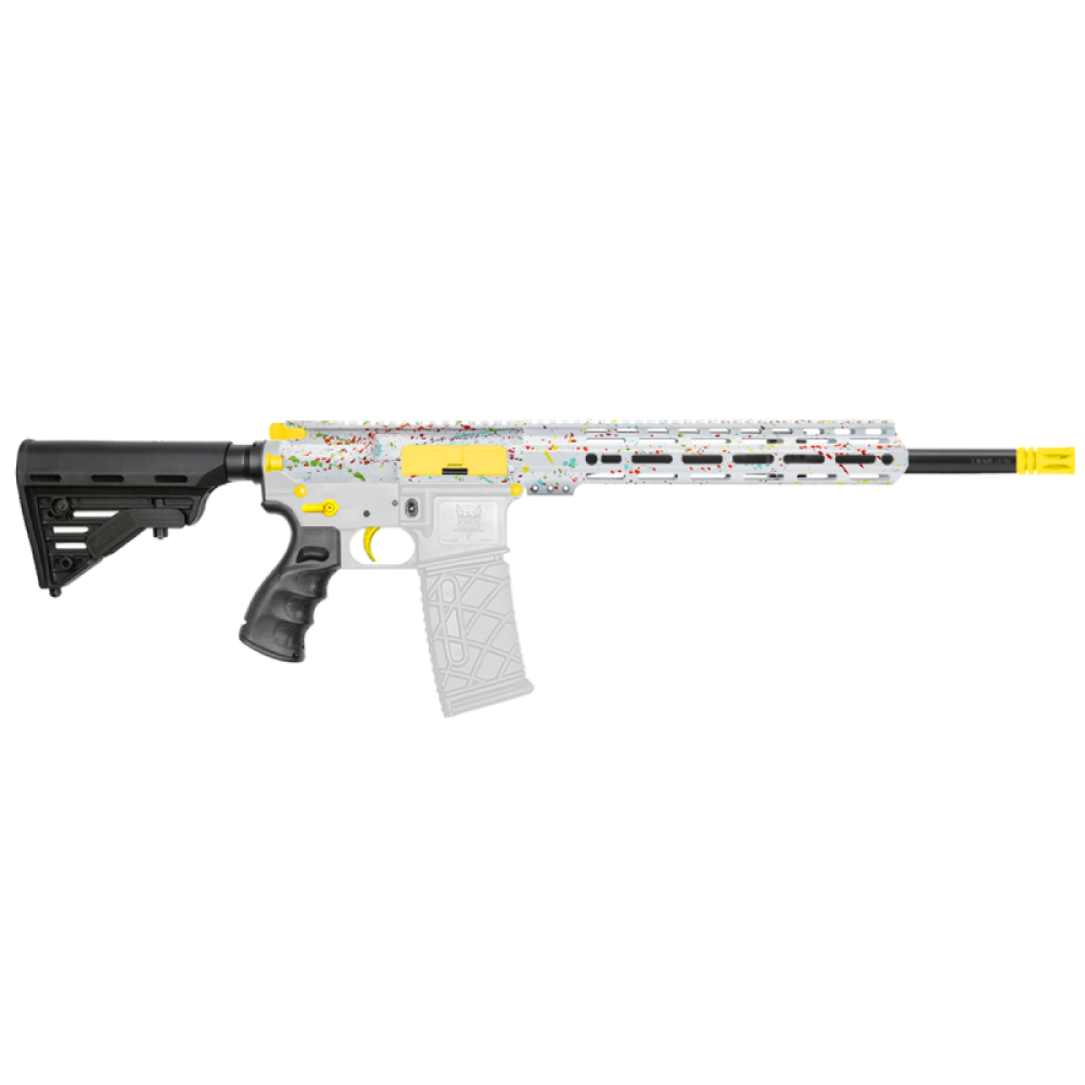 AR-15 .223/5.56 16" Barrel W/ 12'' Handguard | ''WHI SPLATTER MARK II'' Carbine Kit