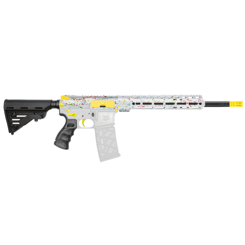 AR-15 .223/5.56 16" Barrel W/ 12'' Handguard | ''WHI SPLATTER MARK II'' Carbine Kit