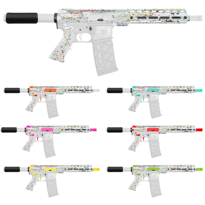 AR-15 .223/5.56 10" Barrel  W/ 10'' Handguard | ''WHI SPLATTER MARK II'' Pistol Kit