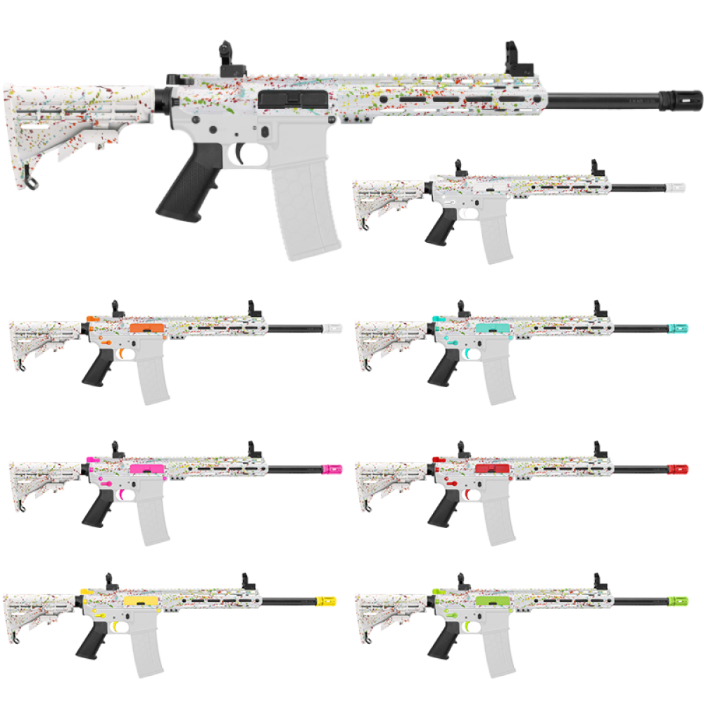 AR-15 .223/5.56 16" Barrel W/ 15'' Handguard | ''WHI SPLATTER MARK III'' Carbine Kit