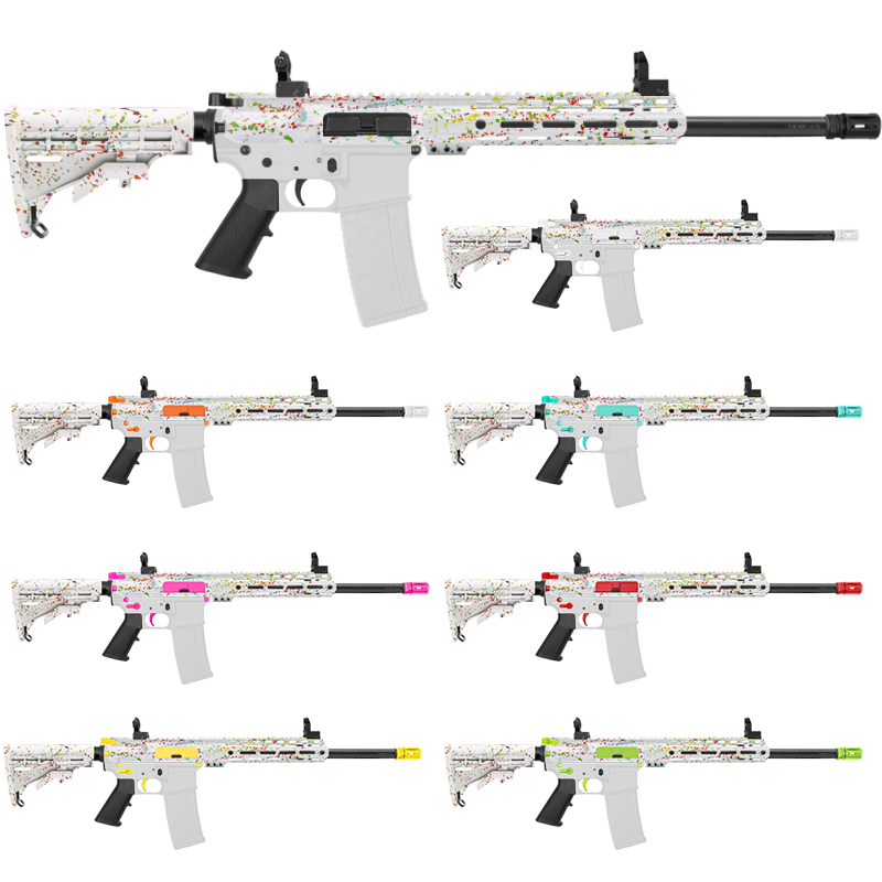 AR-15 .223/5.56 16" Barrel W/ 15'' Handguard | ''WHI SPLATTER MARK III'' Carbine Kit
