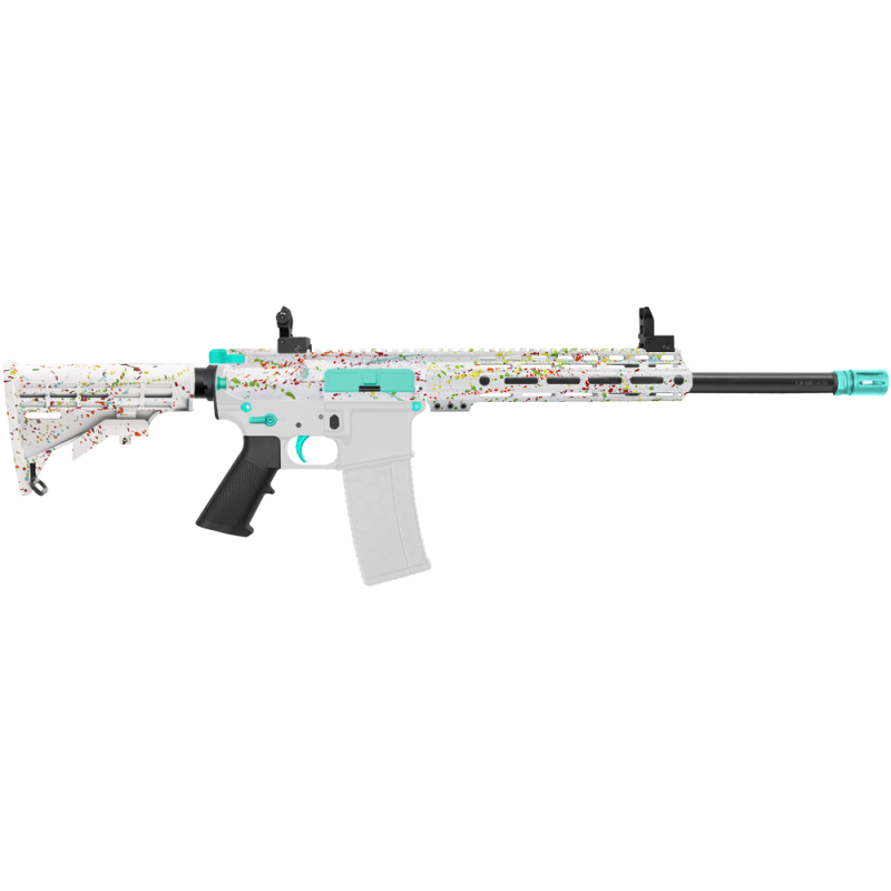 AR-15 .223/5.56 16" Barrel W/ 15'' Handguard | ''WHI SPLATTER MARK III'' Carbine Kit