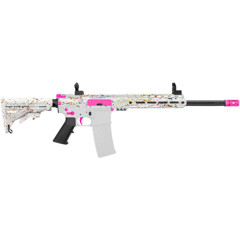 AR-15 .223/5.56 16" Barrel W/ 15'' Handguard | ''WHI SPLATTER MARK III'' Carbine Kit