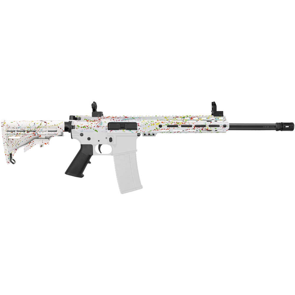 AR-15 .223/5.56 16" Barrel W/ 15'' Handguard | ''WHI SPLATTER MARK III'' Carbine Kit