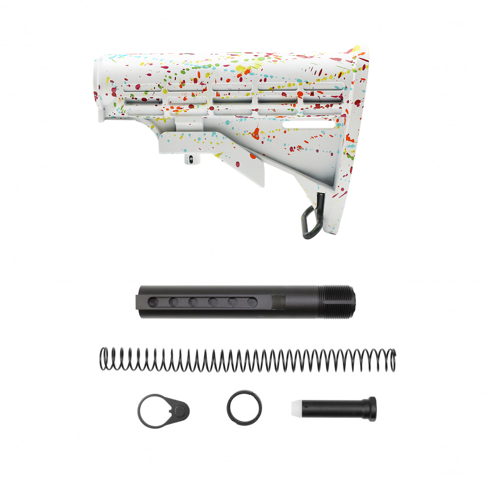 AR-15 .223/5.56 16" Barrel W/ 15'' Handguard | ''WHI SPLATTER MARK III'' Carbine Kit