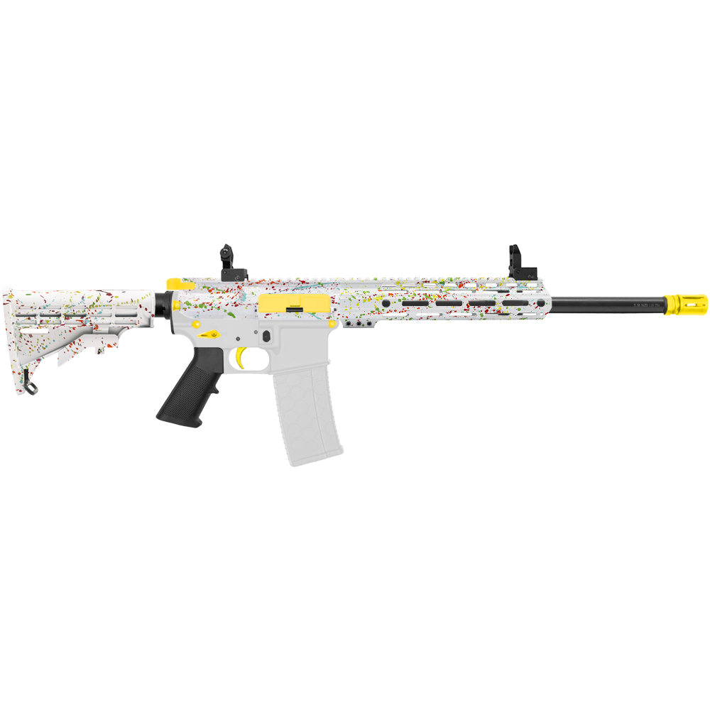 AR-15 .223/5.56 16" Barrel W/ 15'' Handguard | ''WHI SPLATTER MARK III'' Carbine Kit