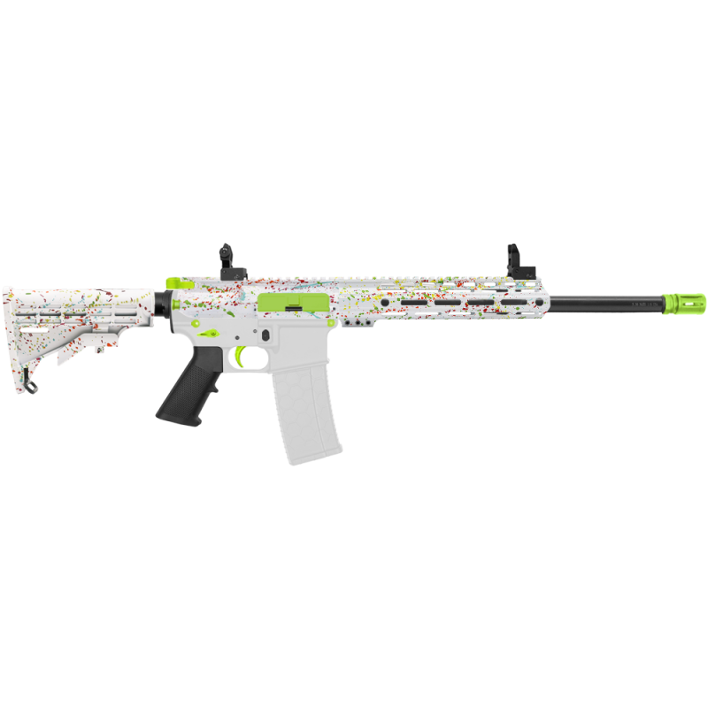 AR-15 .223/5.56 16" Barrel W/ 15'' Handguard | ''WHI SPLATTER MARK III'' Carbine Kit