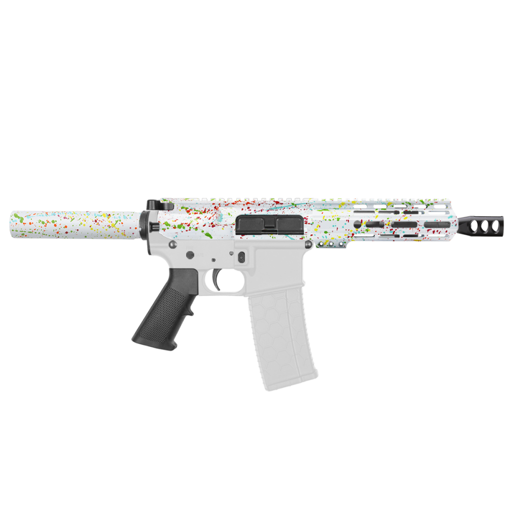 AR-15 .223/5.56 " Barrel  W/ 7'' Handguard | ''WHI SPLATTER-7'' Pistol Kit