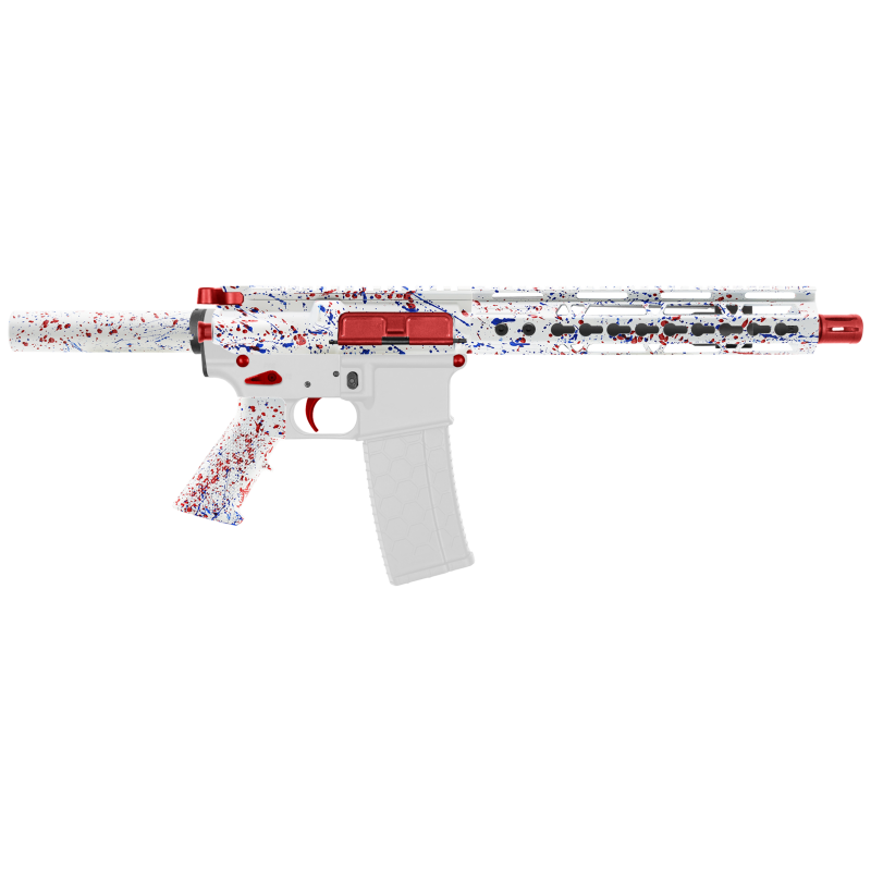 AR-15 .223/5.56 10" Barrel W/ 10'' Handguard | ''WHI-BR-SPLATTER'' Pistol Kit AR-15 .223/5.56 10" Barrel W/ 10'' Handguard | ''WHI-BR-SPLATTER'' Pistol Kit