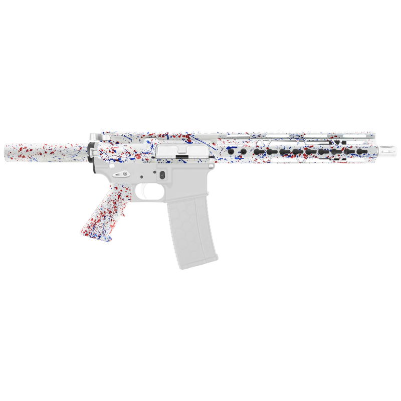 AR-15 .223/5.56 10" Barrel W/ 10'' Handguard | ''WHI-BR-SPLATTER'' Pistol Kit AR-15 .223/5.56 10" Barrel W/ 10'' Handguard | ''WHI-BR-SPLATTER'' Pistol Kit