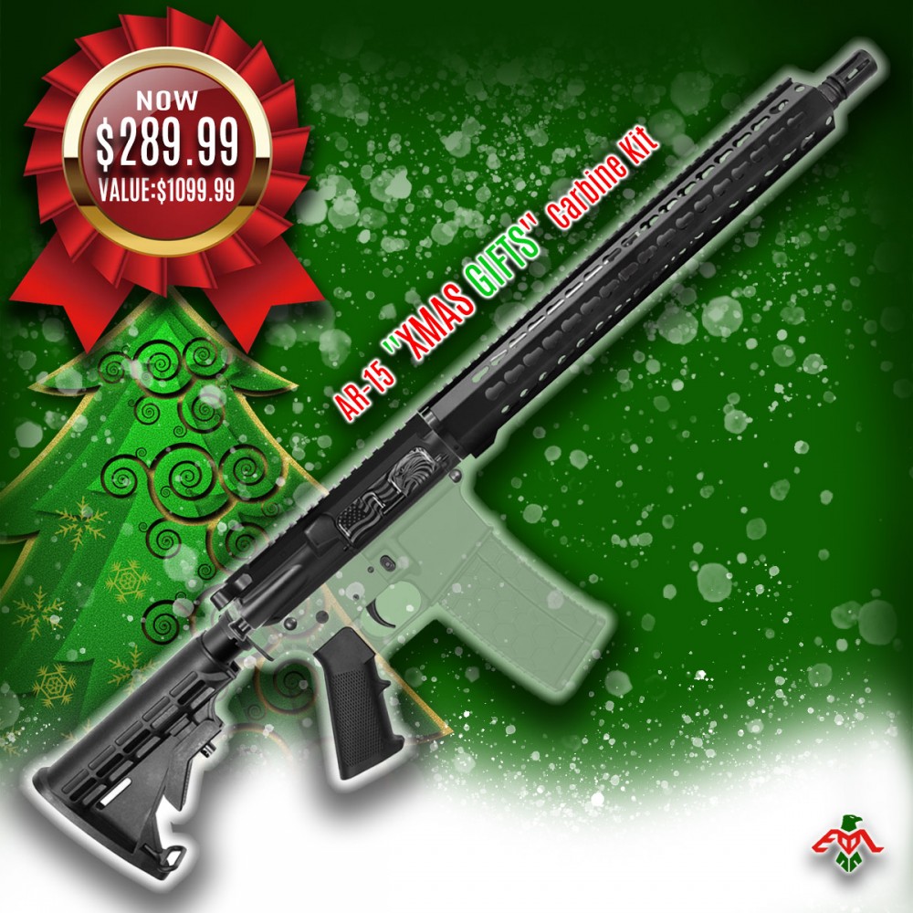 AR-15 .223/5.56 16'' BARREL 16'' KEYMOD HANDGUARD | ''XMAS GIFTS'' CARBINE KIT