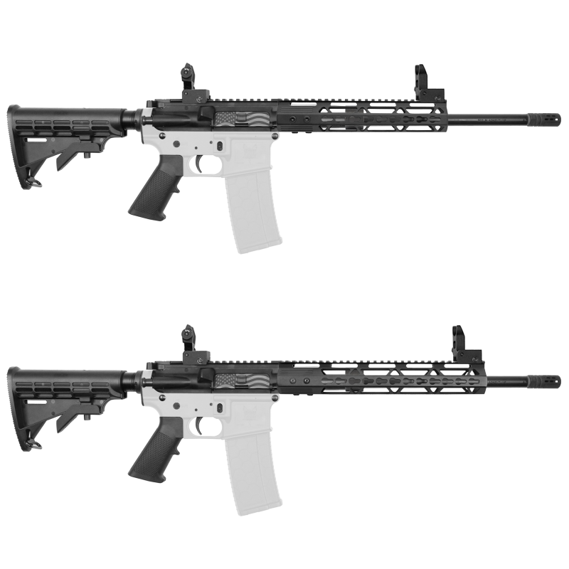 AR 300 Blackout 16'' Barrel W/10'' 12'' Handguard Option | ''OLD GLORY'' Carbine Kit