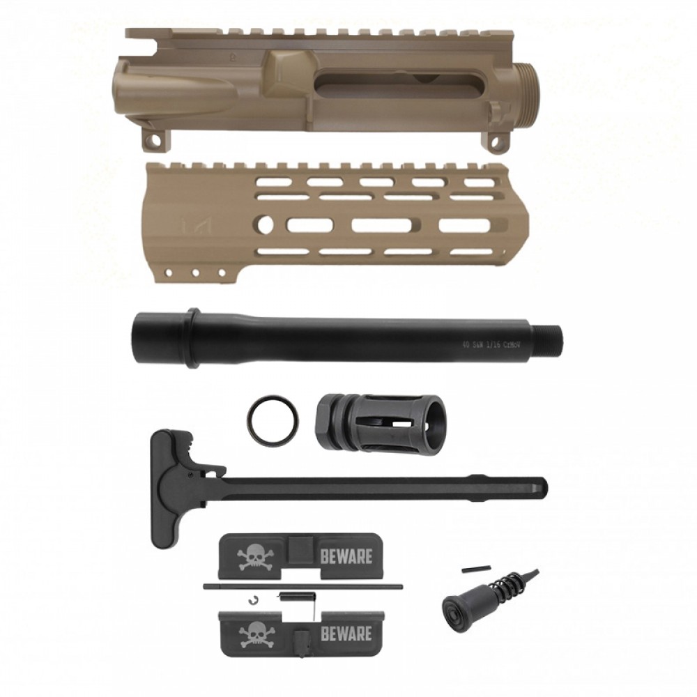 AR-40/ 40 S&W 8" Barrel 7" Handguard M Lok | ''BEWARE'' Pistol Kit