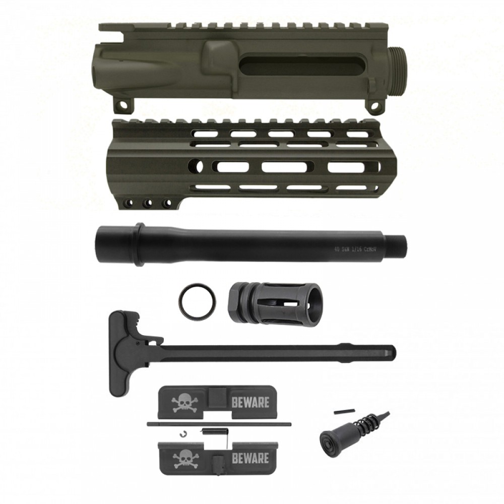 AR-40/ 40 S&W 8" Barrel 7" Handguard M Lok | ''BEWARE'' Pistol Kit