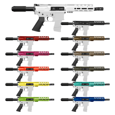 AR-40/ 40 S&W 8" Barrel 7" Handguard M Lok | ''BEWARE'' Pistol Kit