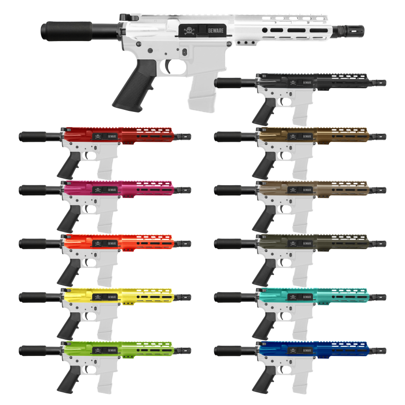 AR-40/ 40 S&W 8" Barrel 7" Handguard M Lok | ''BEWARE'' Pistol Kit AR-40/ 40 S&W 8" Barrel 7" Handguard M Lok | ''BEWARE'' Pistol Kit