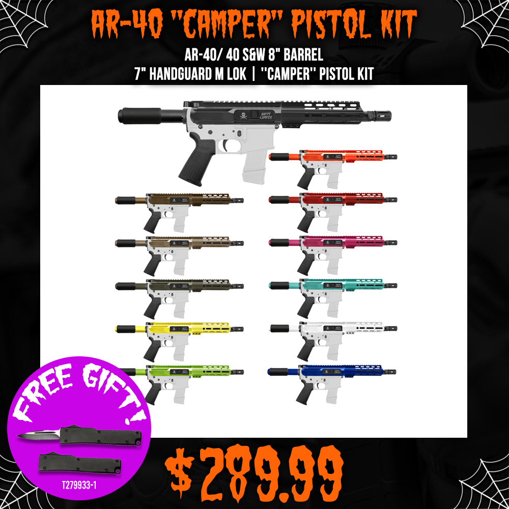 AR-40/ 40 S&W 8" Barrel 7" Handguard M Lok | ''CAMPER'' Pistol Kit AR-40/ 40 S&W 8" Barrel 7" Handguard M Lok | ''CAMPER'' Pistol Kit