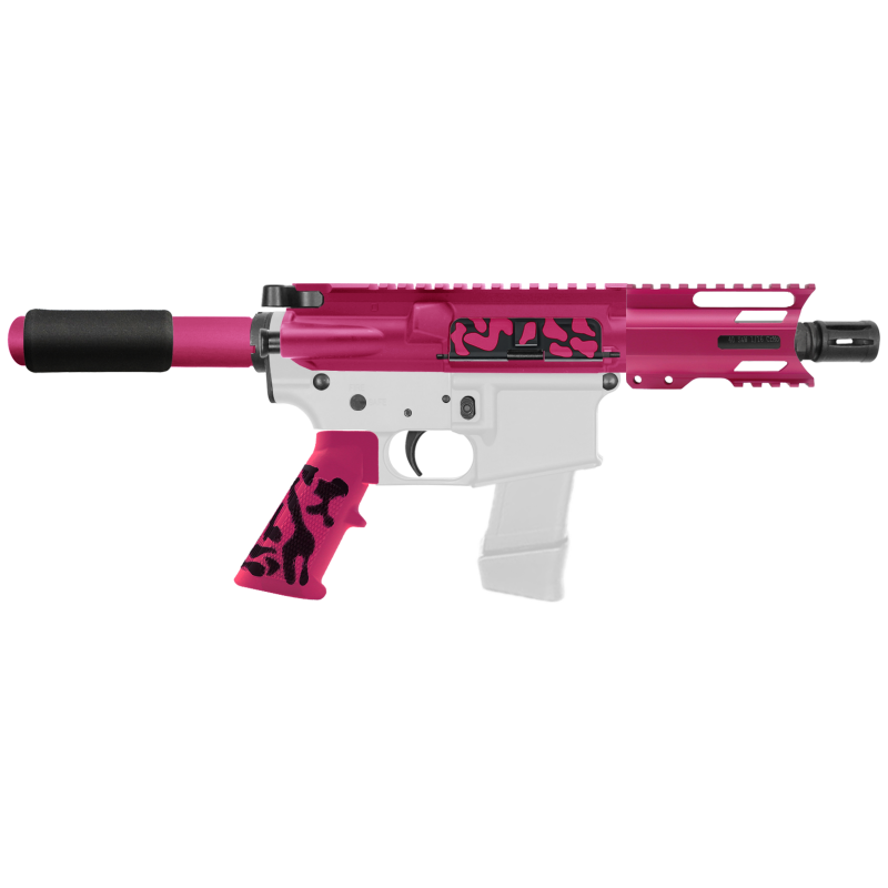 AR-40/ 40 S&W 4" Barrel 4" Handguard | ''PNK CAM-FMLR4C'' Pistol Kit AR-40/ 40 S&W 4" Barrel 4" Handguard | ''PNK CAM-FMLR4C'' Pistol Kit