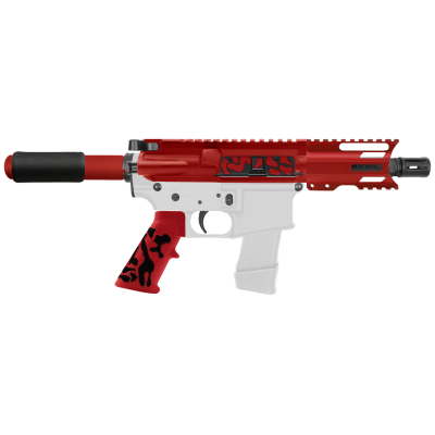 AR-40/ 40 S&W 4" Barrel 4" Handguard | ''RED CAM-FMLR4C'' Pistol Kit