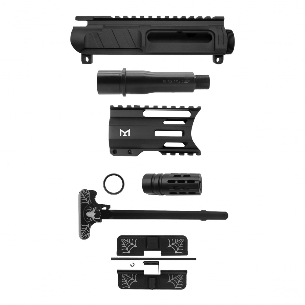 AR-40/ 40 S&W 4" Barrel 4" Handguard Option | '' SPIDER '' Pistol Kit