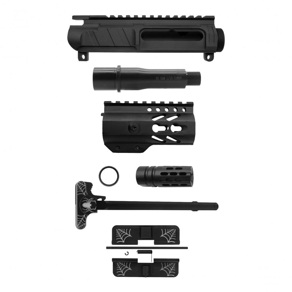 AR-40/ 40 S&W 4" Barrel 4" Handguard Option | '' SPIDER '' Pistol Kit