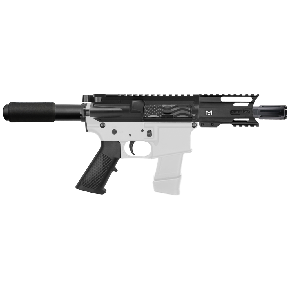 AR-40/ 40 S&W 4" Barrel 4" Handguard M Lok | ''USA FLAG'' Pistol Kit AR-40/ 40 S&W 4" Barrel 4" Handguard M Lok | ''USA FLAG'' Pistol Kit