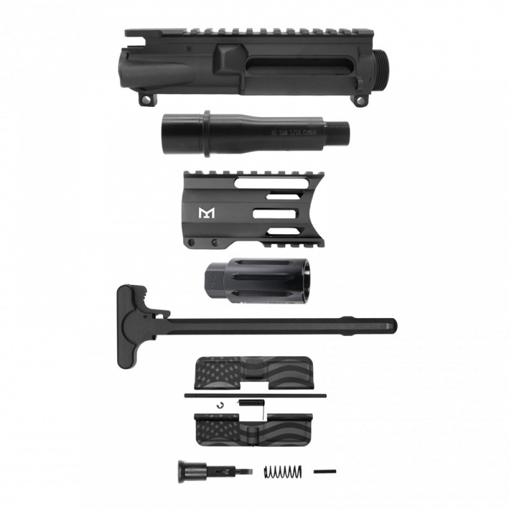 AR-40/ 40 S&W 4" Barrel 4" Handguard M Lok | ''USA FLAG'' Pistol Kit AR-40/ 40 S&W 4" Barrel 4" Handguard M Lok | ''USA FLAG'' Pistol Kit