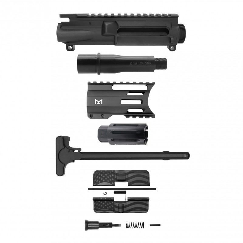 AR-40/ 40 S&W 4" Barrel 4" Handguard M Lok | ''USA FLAG'' Pistol Kit AR-40/ 40 S&W 4" Barrel 4" Handguard M Lok | ''USA FLAG'' Pistol Kit
