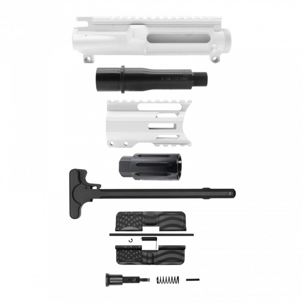 AR-40/ 40 S&W 4" Barrel 4" Handguard M Lok | ''USA FLAG'' Pistol Kit AR-40/ 40 S&W 4" Barrel 4" Handguard M Lok | ''USA FLAG'' Pistol Kit