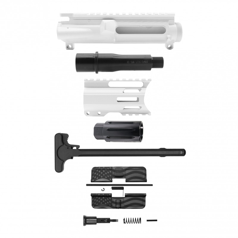 AR-40/ 40 S&W 4" Barrel 4" Handguard M Lok | ''USA FLAG'' Pistol Kit AR-40/ 40 S&W 4" Barrel 4" Handguard M Lok | ''USA FLAG'' Pistol Kit