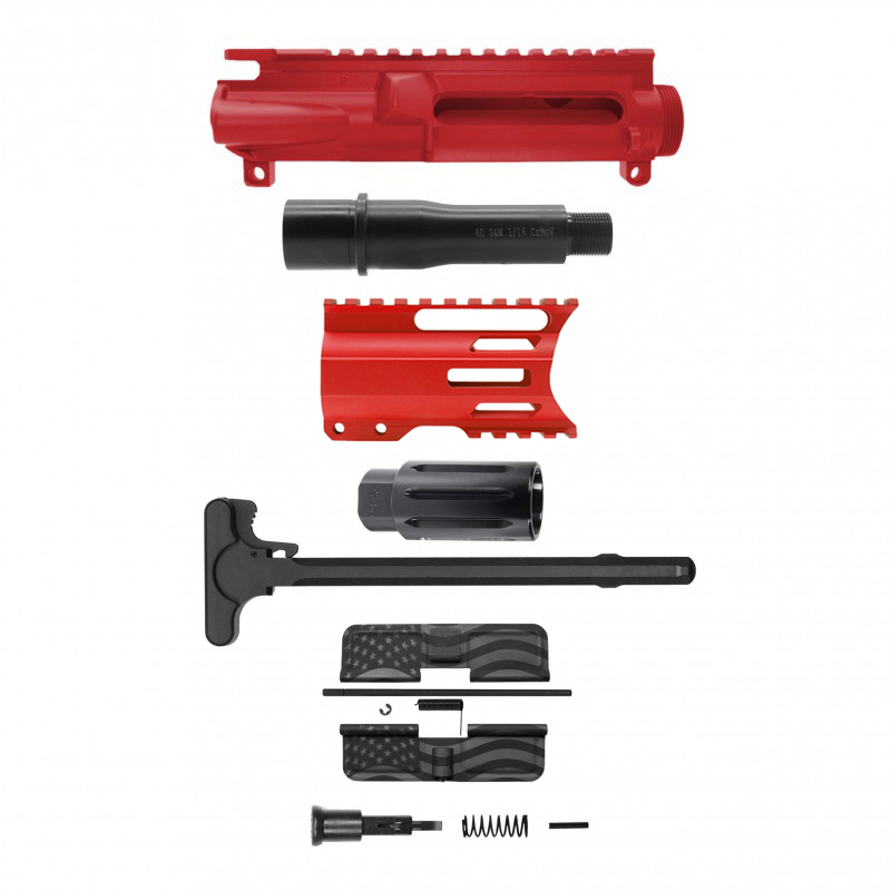 AR-40/ 40 S&W 4" Barrel 4" Handguard M Lok | ''USA FLAG'' Pistol Kit AR-40/ 40 S&W 4" Barrel 4" Handguard M Lok | ''USA FLAG'' Pistol Kit