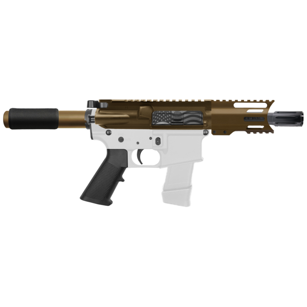 AR-40/ 40 S&W 4" Barrel 4" Handguard M Lok | ''USA FLAG'' Pistol Kit AR-40/ 40 S&W 4" Barrel 4" Handguard M Lok | ''USA FLAG'' Pistol Kit
