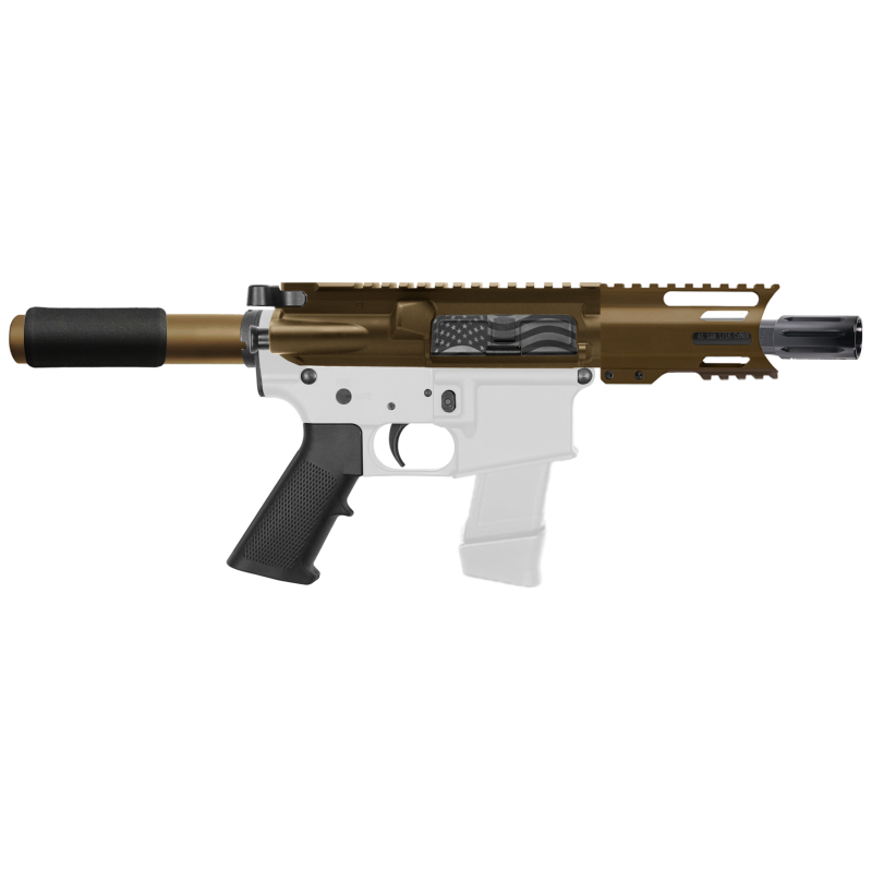 AR-40/ 40 S&W 4" Barrel 4" Handguard M Lok | ''USA FLAG'' Pistol Kit AR-40/ 40 S&W 4" Barrel 4" Handguard M Lok | ''USA FLAG'' Pistol Kit