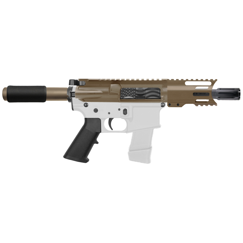 AR-40/ 40 S&W 4" Barrel 4" Handguard M Lok | ''USA FLAG'' Pistol Kit AR-40/ 40 S&W 4" Barrel 4" Handguard M Lok | ''USA FLAG'' Pistol Kit