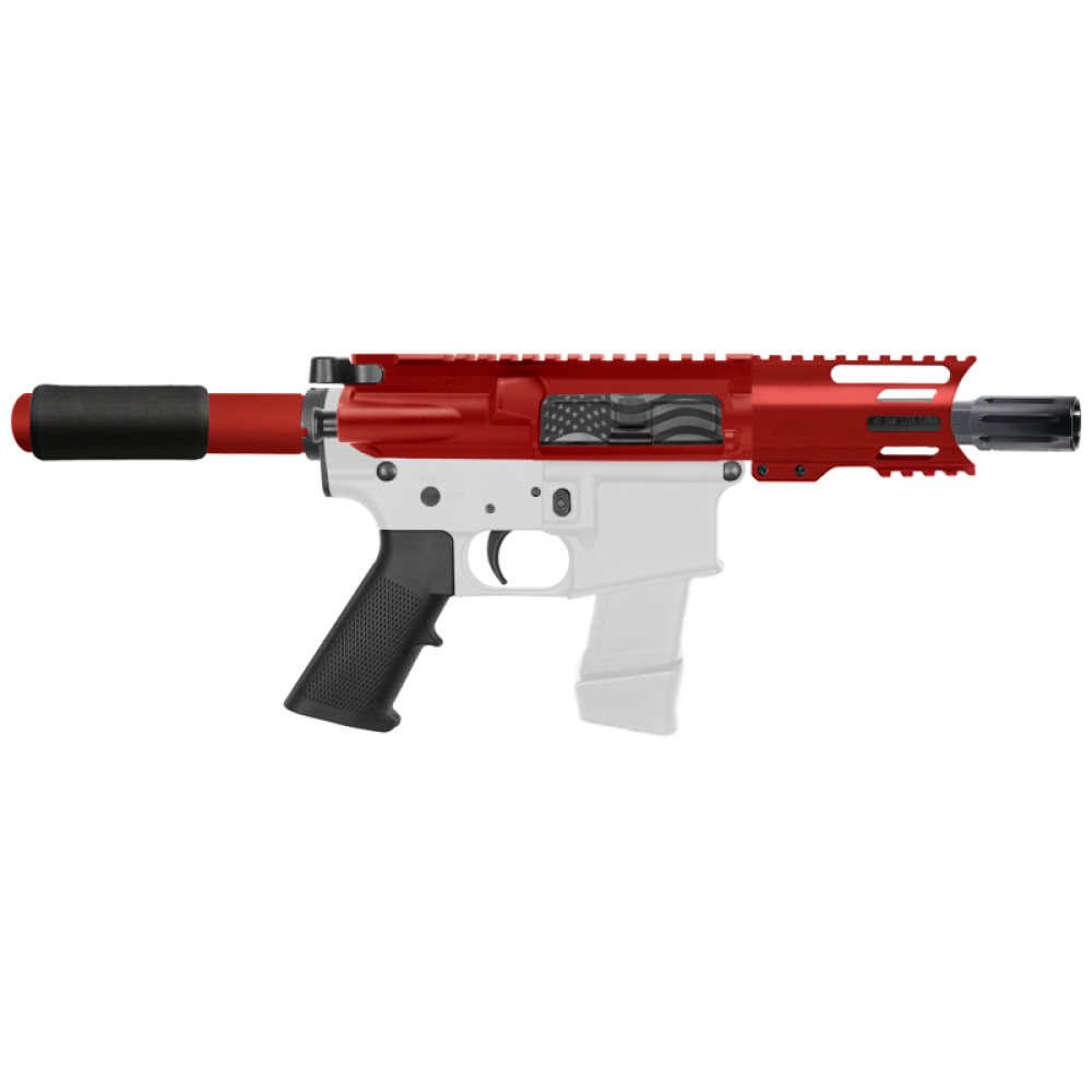 AR-40/ 40 S&W 4" Barrel 4" Handguard M Lok | ''USA FLAG'' Pistol Kit AR-40/ 40 S&W 4" Barrel 4" Handguard M Lok | ''USA FLAG'' Pistol Kit