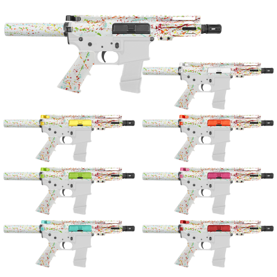 AR-40/ 40 S&W 4" Barrel 4" Handguard | ''WHI SPLATTER-4'' Pistol Kit