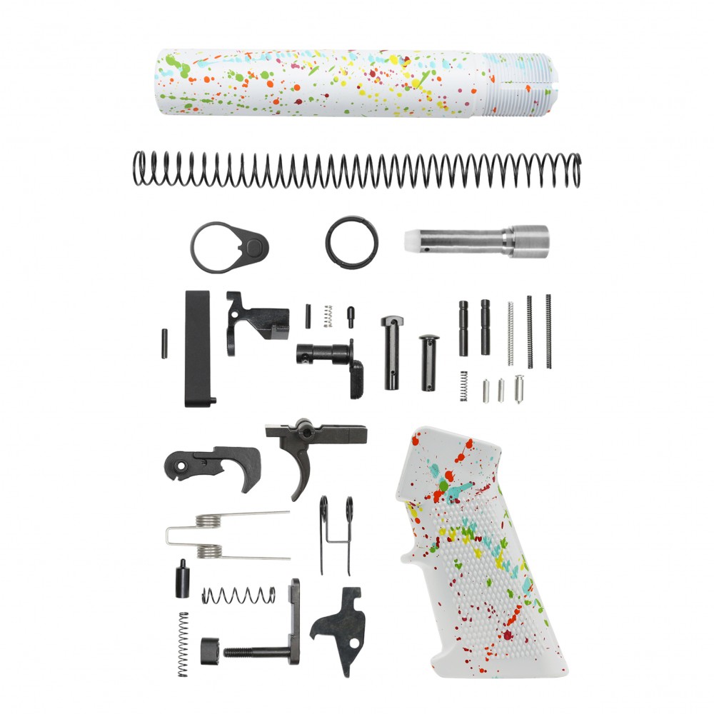 AR-40/ 40 S&W 4" Barrel 4" Handguard | ''WHI SPLATTER-4'' Pistol Kit